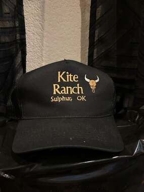 Elite Kite Ranch Sulphur OK Embroidered Trucker Hat